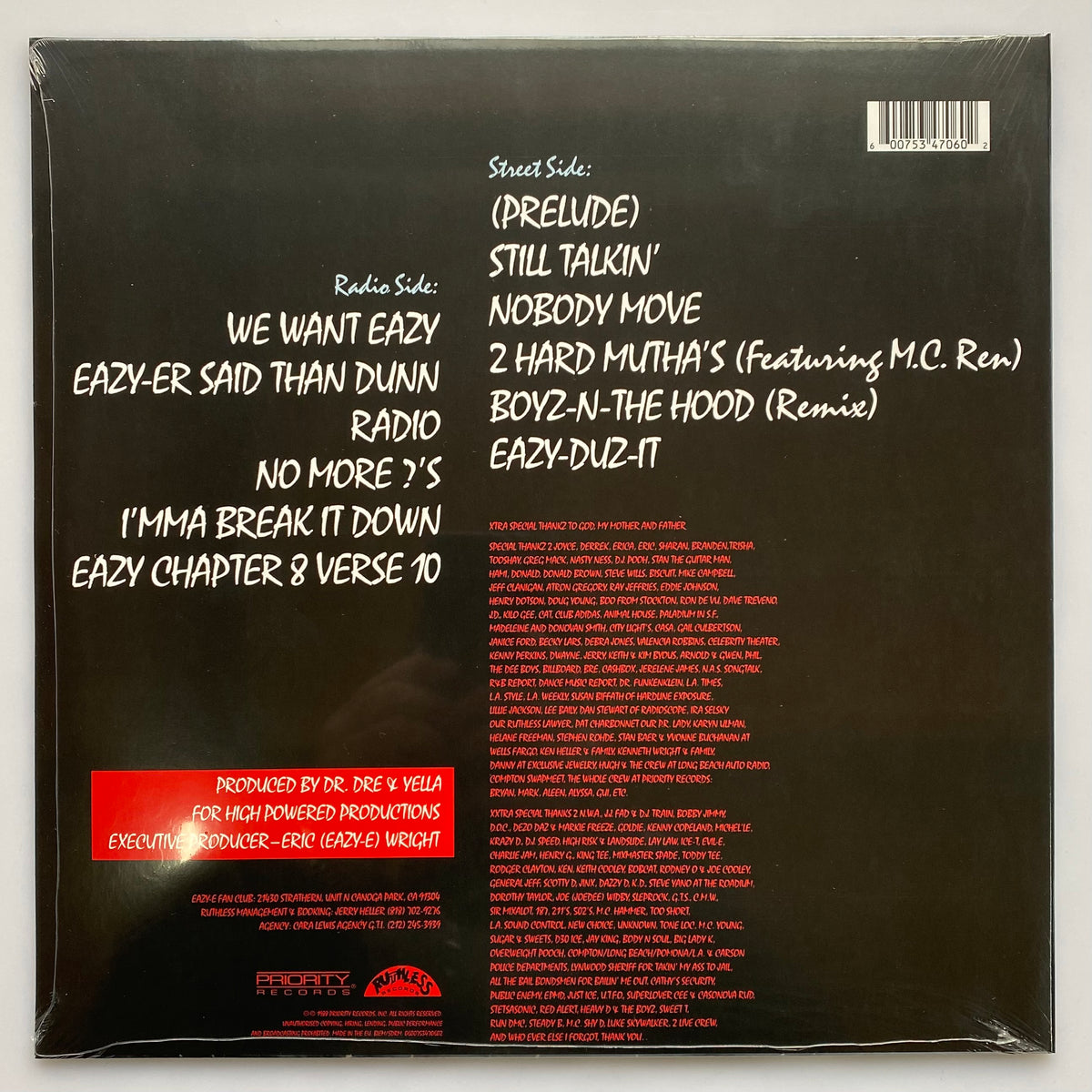 RARE EAZY-E EP - NWA RADIO EAZY DUZ IT RUTHLESS VILLAIN
