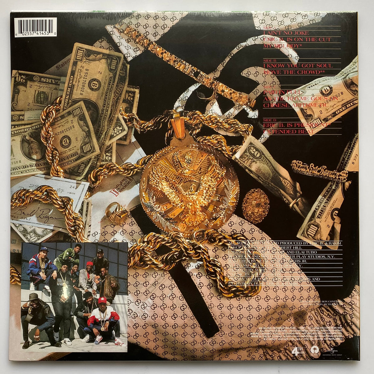 Eric B & Rakim - Paid in Full - Double Vinyl Record – Actual Fact