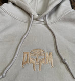 MF Doom DM Embroidered Sand on Sand Hoodie