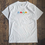 Actual Fact  Beatles Faces Premium embroidery White T-shirt