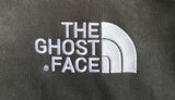 The Ghost Face Big Embroidery Hoodie In Black
