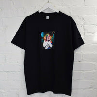 6ix9ine Printed Tee In Black