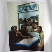 ATCQ 24hrs Printed Tee In White
