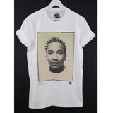 ATCQ Q-Tip Face Printed Tee In White