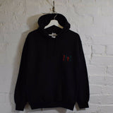 ATCQ Stick People Embroidered Hoodie In Black