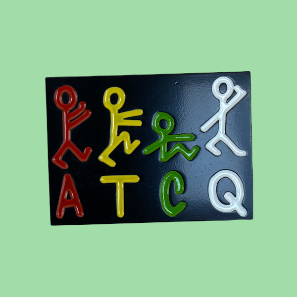 ATCQ Stick People Enamel Pin