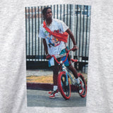 A$AP Bike Printed Tee In Grey