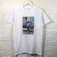 A$AP Bike Printed Tee In White