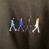 Abbey Road Embroidered Hoodie In Black