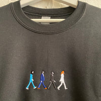 Abbey Road Embroidered Sweatshirt In Black