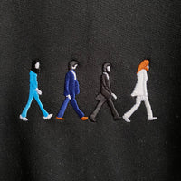 Abbey Road Embroidered Sweatshirt In Black