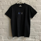 Abbey Road Embroidered Tee In Black
