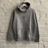 Abbey Road Embroidered Hoodie In Grey