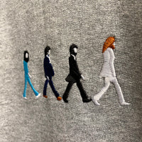 Abbey Road Embroidered Sweatshirt In Grey