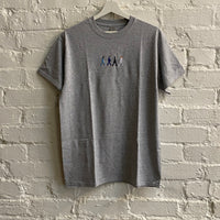 Abbey Road Embroidered Tee In Grey