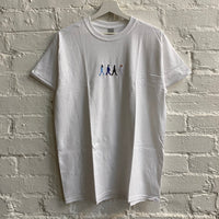 Abbey Road Embroidered Tee In White