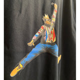 Biggie X Jordan Printed Tee In Black