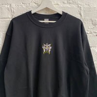 Beastie Boys Intergalactic Embroidered Sweatshirt In Black
