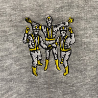 Beastie Boys Intergalactic Embroidered Hoodie In Grey