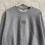 Beastie Boys Intergalactic Embroidered Sweatshirt In Grey