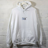 Abbey Road Embroidered Hoodie In White