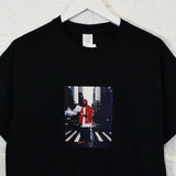 Big L NY Printed Tee In Black