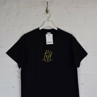Biggie Crown Embroidered Tee In Black
