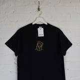 Biggie Crown Embroidered Tee In Black