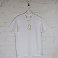 Biggie Crown Embroidered Tee In White