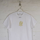 Biggie Crown Embroidered Tee In White