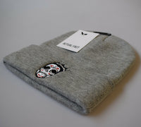 Biggie Day Of The Dead Roll Up Beanie In Grey