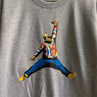 Biggie X Jordan Printed Sweatshirt In Grey