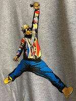 Biggie X Jordan Printed Sweatshirt In Grey