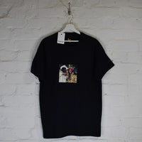 Biggie & Tupac Friends 4 Life Printed Tee In Black