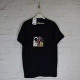 Biggie & Tupac Friends 4 Life Printed Tee In Black