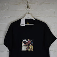 Biggie & Tupac Friends 4 Life Printed Tee In Black