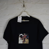 Biggie & Tupac Friends 4 Life Printed Tee In Black