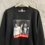 Trust Nobody Biggie & Tupac Printed Sweatshirt In Black