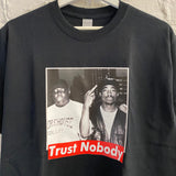 Biggie & Tupac Trust Nobody Printed Tee In Black