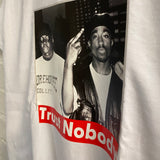 Biggie & Tupac Trust Nobody Printed Tee In White