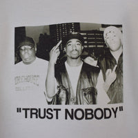 Biggie, Redman & Tupac Trust Nobody Printed Tee In White
