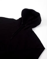 Luxury Creed & Culture Black Heavyweight Laced Hoodie 500 GSM 100% Cotton