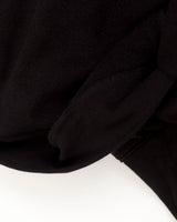 Luxury Creed & Culture Black Heavyweight Laced Hoodie 500 GSM 100% Cotton
