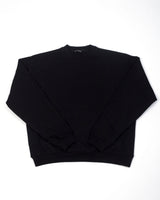 Luxury Creed & Culture Black Heavyweight Sweatshirt 100% Cotton