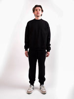Luxury Creed & Culture Black Heavyweight Sweatshirt 100% Cotton