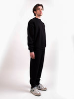 Luxury Creed & Culture Black Heavyweight Sweatshirt 100% Cotton