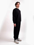 Luxury Creed & Culture Black Heavyweight Sweatshirt 100% Cotton