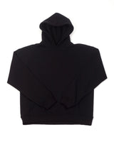 Luxury Creed & Culture Black Heavyweight Non-Laced Hoodie 500 GSM 100% Cotton