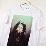 Bob Marley Smoke Printed Tee In White