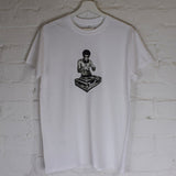 Bruce Lee DJ Printed Tee In White